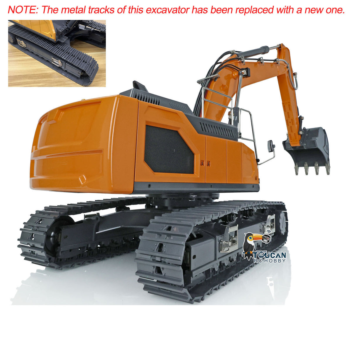 XDRC-BA-945 Ready to Run 1/14 Full Metal Hydraulic Crawler Excavator w/Radio, Battery & Charger