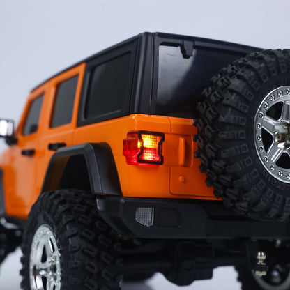 1/18 RC Rock Crawler Auto 4*4 Fernbedienung Simulation Off Road Auto C8801 RTR Crawler Batterie 370 Gebürstet Motor ESC LED Lichter