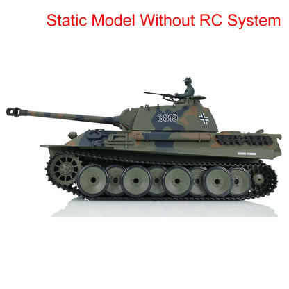 Henglong 1/16 Plastic German Tiger I Panther Static Tank 3818 3819 Ornament Collection Display Model Without Electronic System