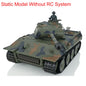 Henglong 1/16 Plastic German Tiger I Panther Static Tank 3818 3819 Ornament Collection Display Model Without Electronic System