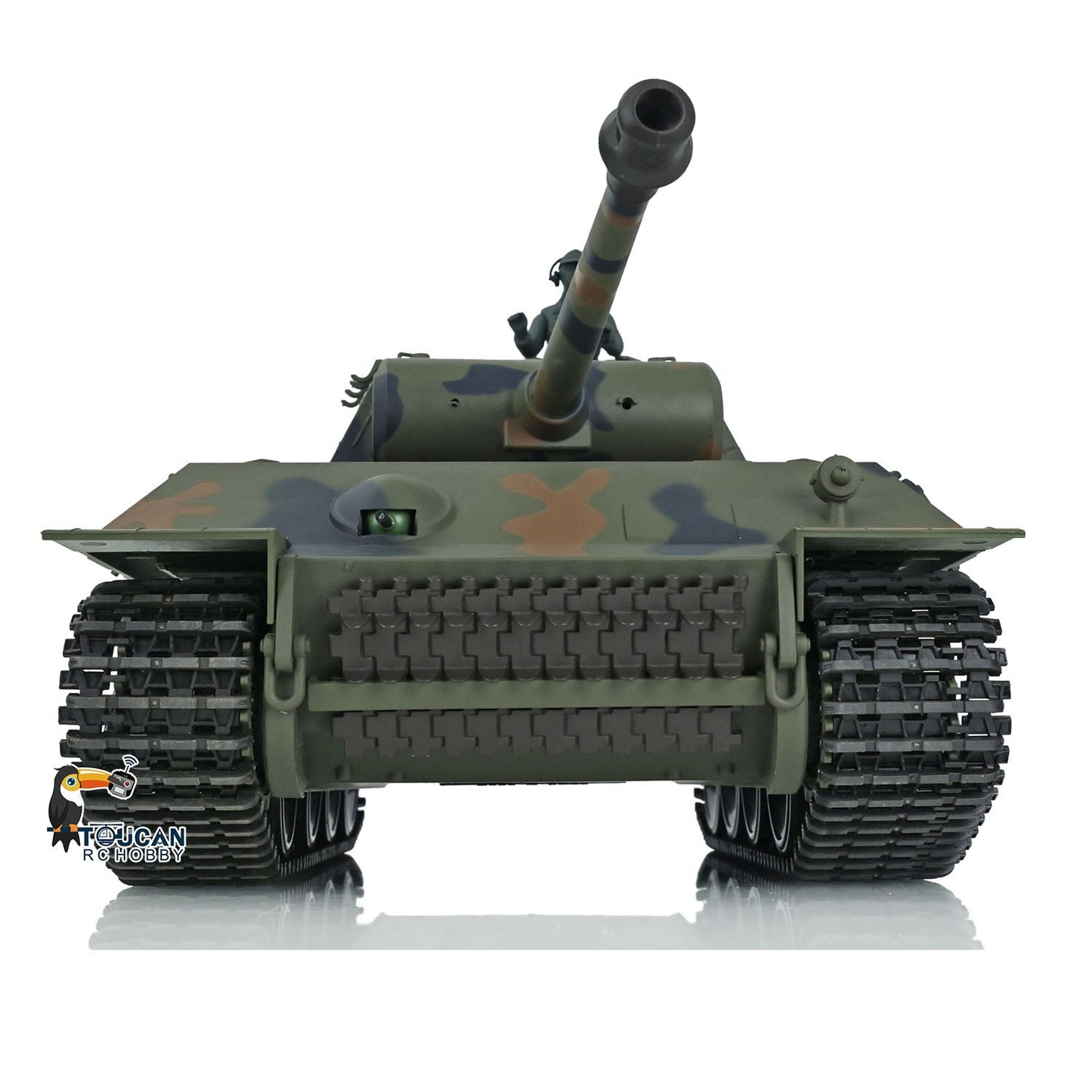 Henglong 1/16 TK7.0 Plastic German Tiger I Panther RTR RC Tank 3818/3819 360 Degrees Turret Infrared Combat BB Sounds Lights Smoke Model