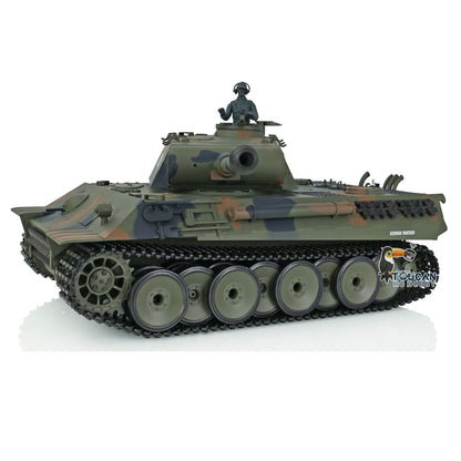 Henglong TK7.0 1/16 Plastic German Panther RTR RC Tank 3819 FPV 360 Degrees Turret BB IR Smoke Sounds Lights Metal Steel Driving Gearbox