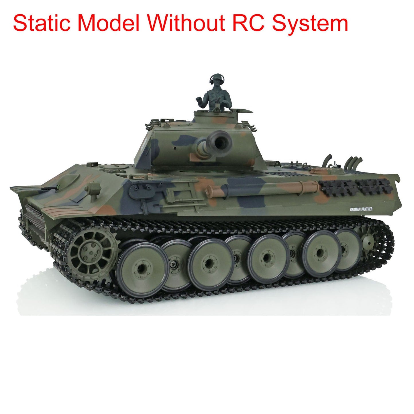 Henglong 1/16 Plastic German Tiger I Panther Static Tank 3818 3819 Ornament Collection Display Model Without Electronic System