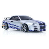 LDRC 1/18 4x2 RC Racing Car RWD Remote Control Drift Vehicles Gyroscope LD1899 With Premium Mini Drift Design All-Nylon Chassis
