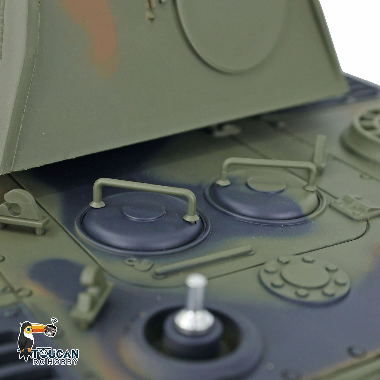 Henglong 1/16 TK7.0 German Panther RTR RC Tank 3819 FPV 360 Degrees Turret BB IR Smoke Metal Barrel Tracks Sprockets Idlers Road Wheels