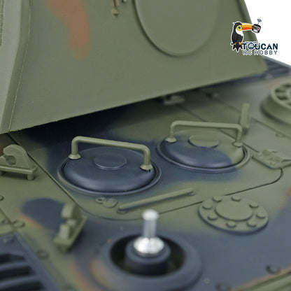 Henglong 1/16 TK7.0 Plastic 3819 German Panther V RTR RC Tank Armored Vehicle Model Infrared Combat BB Unit Smoke Sound Light System