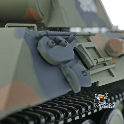 Henglong 1/16 TK7.0 Plastic German Tiger I Panther RTR RC Tank 3818/3819 360 Degrees Turret Infrared Combat BB Sounds Lights Smoke Model