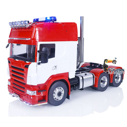 TOUCAN RC HOBBY Painted 1/14 RC Car RTR Remote Control Tractor Truck 6X6 Metal Chassis Sounds Light System