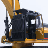 HUINA Upgrade 580 1/14 Metal Excavator Model Engineering Vehicle Electric Ball Grabber 360 Rotating Shear Claw Sound Lights