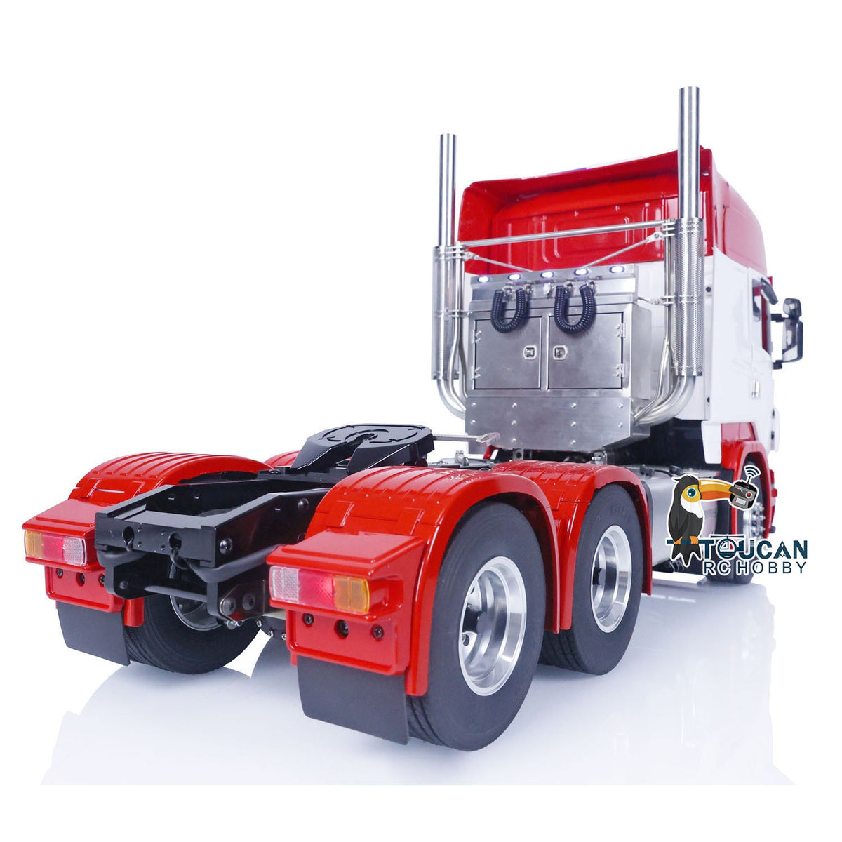 TOUCAN RC HOBBY  1/14 RC Car 6X6 RTR Remote Control Tractor Truck Metal Chassis Sounds Light