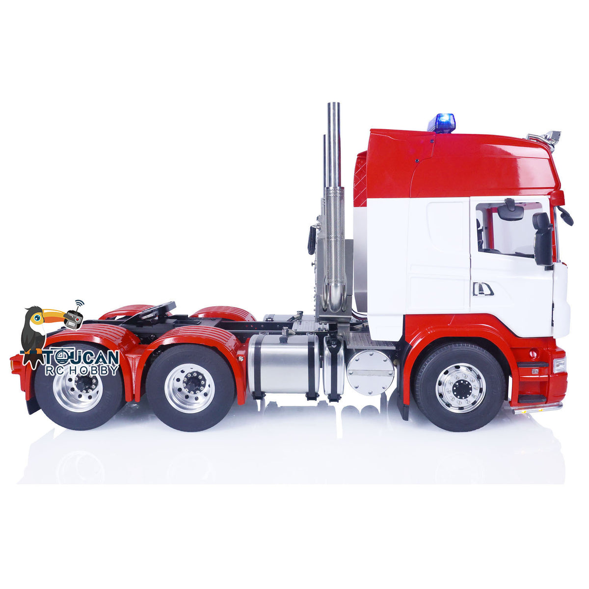 TOUCAN RC HOBBY Painted 1/14 RC Car RTR Remote Control Tractor Truck 6X6 Metal Chassis Sounds Light System