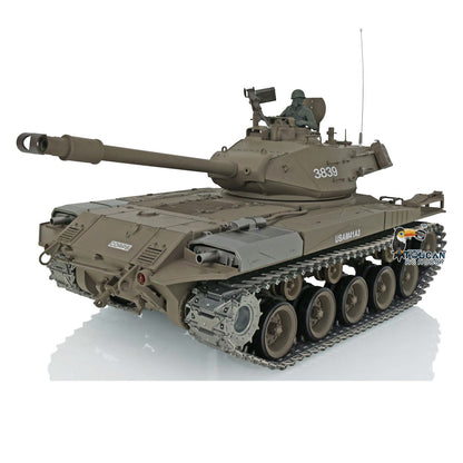 Henglong 1/16 TK7.0 USA Walker Bulldog 3839 RTR RC Tank FPV 360 Degrees Turret Smoke IR BB Unit Metal Tracks Gearbox Sprockets Wheels