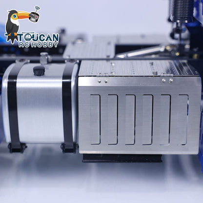 1/14 6X4 RC Sattelzugmaschine, montiert, Fernbedienung, elektrische Ausrüstung, Spielzeugauto, Hobby-Modell, Sound, Licht, optionale Version