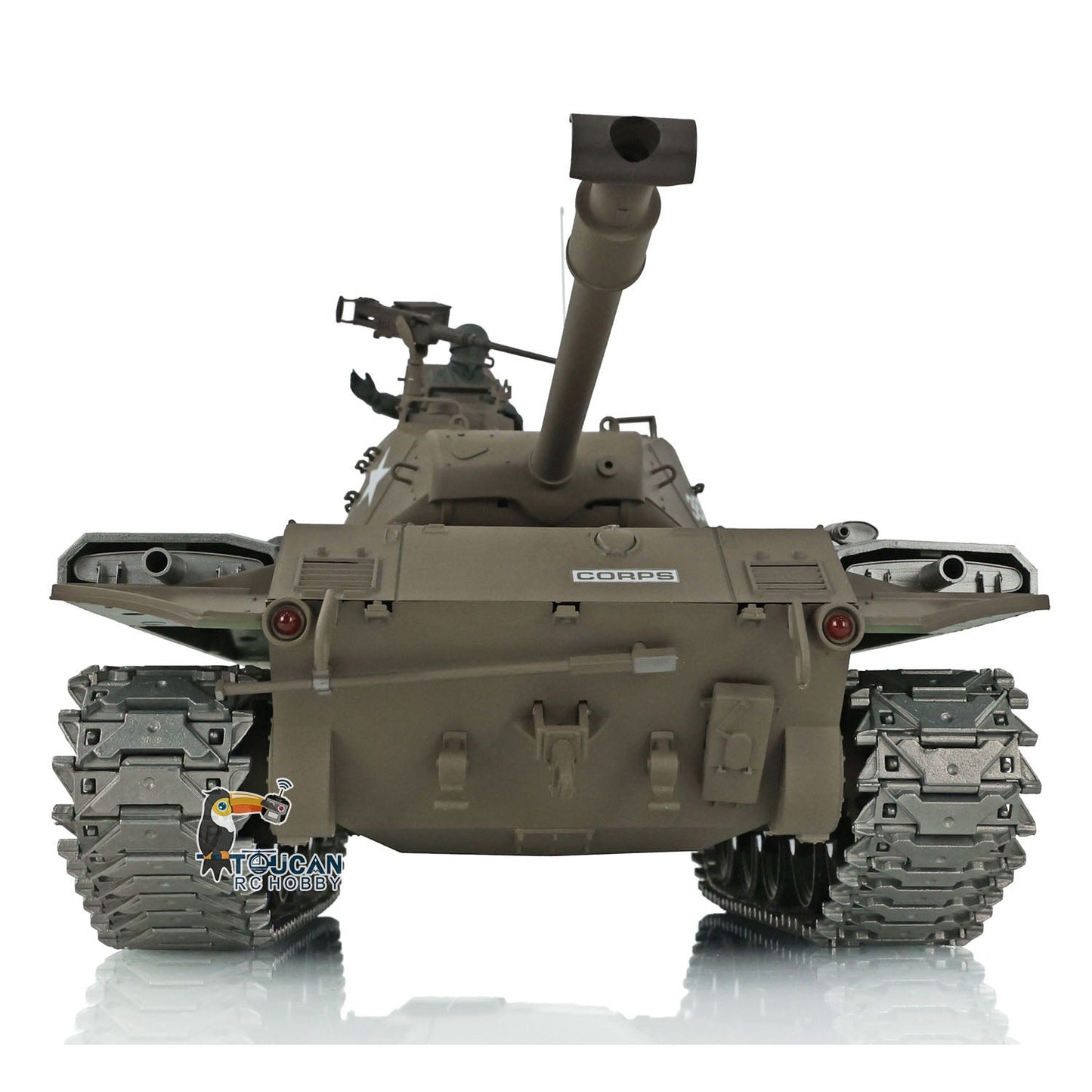 Henglong 1/16 TK7.0 Promotion USA Walker Bulldog M41A3 RTR RC Tank 3839 Smoke Infrared Combat BB Unit Metal Tracks Gearbox Sprockets Wheels