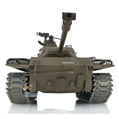 Henglong 1/16 TK7.0 3838 USA M26 Pershing 3839 Walker Bulldog M41A3 RTR RC Tank 360 Degrees Turret IR BB Smoke Metal Sprockets Tracks Gearbox