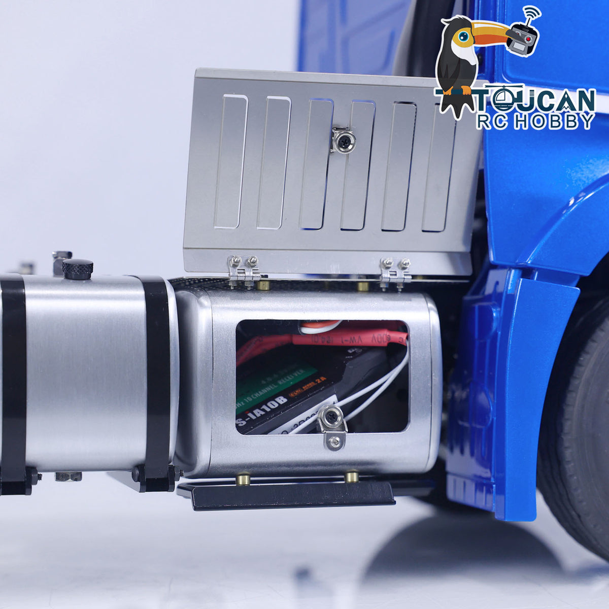 TOUCAN, lackiert, montiert, 1/14 RC-Sattelzugmaschine, 6x6, Metallchassis, RTR-Automodell, Sounds, Lichter für Tamiya 1851 3363