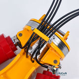 TOUCAN RC HOBBY Metal Hydraulic Shear with 270 Degree Rotation for 1/12 RC Hydraulic Digger C395 LR976 Remote Control Construction Vehicles Excavator