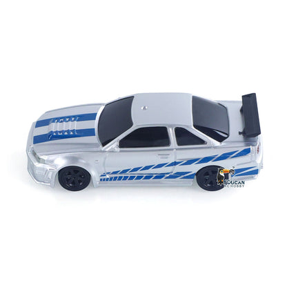 4304A 2,4 GHz 1/43 RC Drift Car 4WD Hochgeschwindigkeits-Rennfahrzeuge RTR Mini-Auto Spielzeugmodell Radio Batterie Lichter Gyroskop