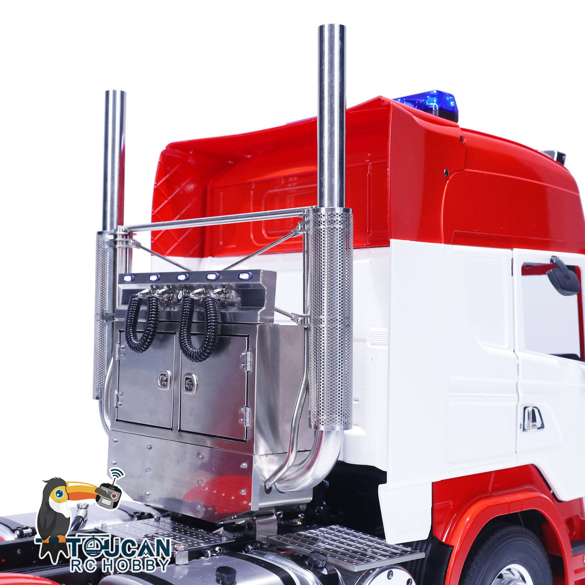 TOUCAN RC HOBBY Painted 1/14 RC Car RTR Remote Control Tractor Truck 6X6 Metal Chassis Sounds Light System