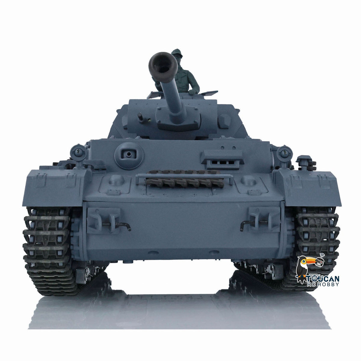 Henglong 1/16 Plastic TK7.0 3858/3859 German Panzer IV F2 F RTR RC Tank FPV Infrared Comkbat 360 Degrees Turret Smoke BB Steel Driving Gearbox Metal Barrel
