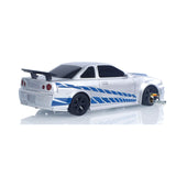 4304A 2.4GHz 1/43 RC Drift Car 4WD High Speed Racing Vehicles RTR Mini Car Toy Model Radio Battery Lights Gyroscope