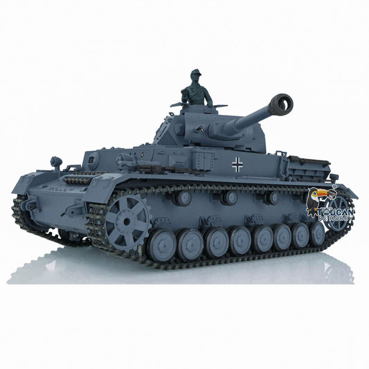 TOUCAN RC HOBBY Henglong 1/16 Plastic TK7.0 3858/3859 German Panzer IV F2 F RTR RC Tank FPV Infrared Comkbat 360 Degrees Turret Smoke BB Steel Driving Gearbox Metal Barrel