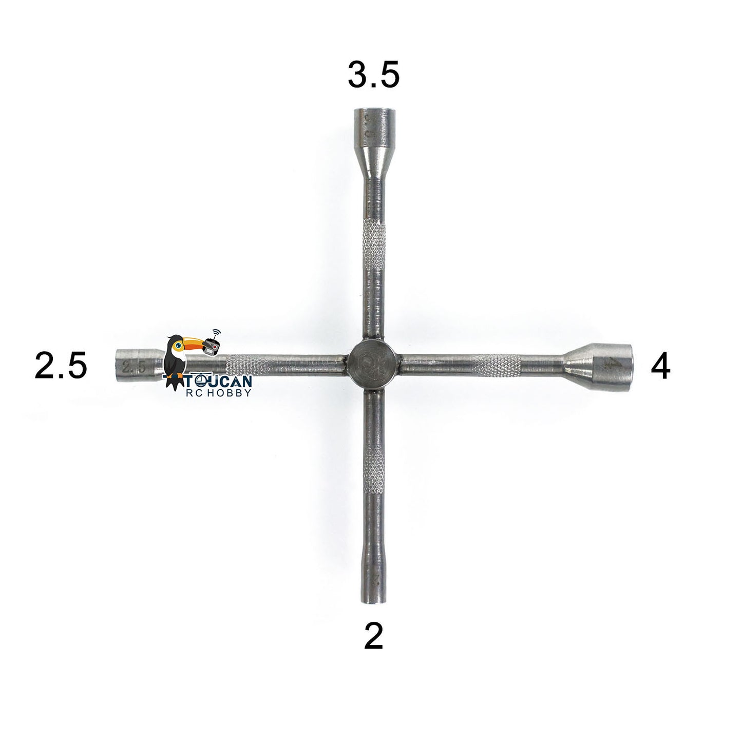 JDM-213 Metall-Kreuzschlitz 2,0/2,5/3,5/4,0 mm für DIY-Modell im Maßstab 1/14 RC-Lkw-Baggerlader