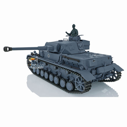 2,4 GHz Henglong 1/16 TK7.0 Kunststoff Panzer IV F2 RC RTR Modellpanzer 3859 mit Stahlgetriebe, 360-Grad-Turm, Rauch-Soundtracks, FPV