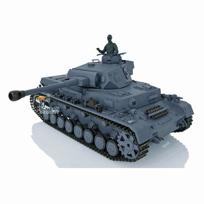 2,4 GHz Henglong 1/16 TK7.0 Kunststoff Panzer IV F2 RC RTR Modellpanzer 3859 mit Stahlgetriebe, 360-Grad-Turm, Rauch-Soundtracks, FPV