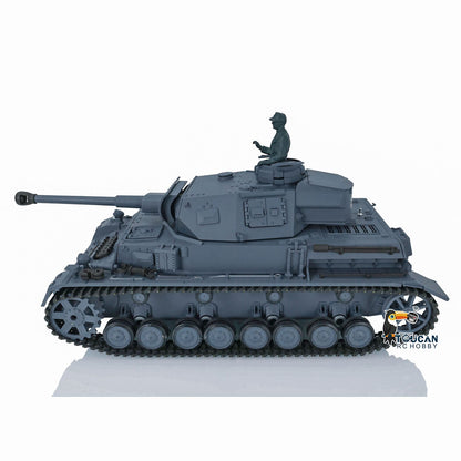 TOUCAN RC HOBBY Henglong 1/16 TK7.0 Plastic German Panzer IV F2 F 3858 3859 RTR RC Tank Model Infrared Combat 360 Degrees Turret BB Unit Smoke Metal Barrel