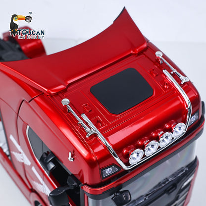 TOUCAN RC HOBBY RTR HUINA 1/18 RC Lorry Car Plastic Remote Control Tractor Truck SC 770S 1501PRO 6X4 SC Model Lights Sound System RTR Model