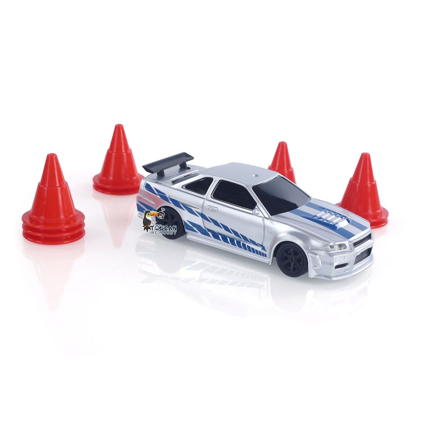 4304A 2,4 GHz 1/43 RC Drift Car 4WD Hochgeschwindigkeits-Rennfahrzeuge RTR Mini-Auto Spielzeugmodell Radio Batterie Lichter Gyroskop
