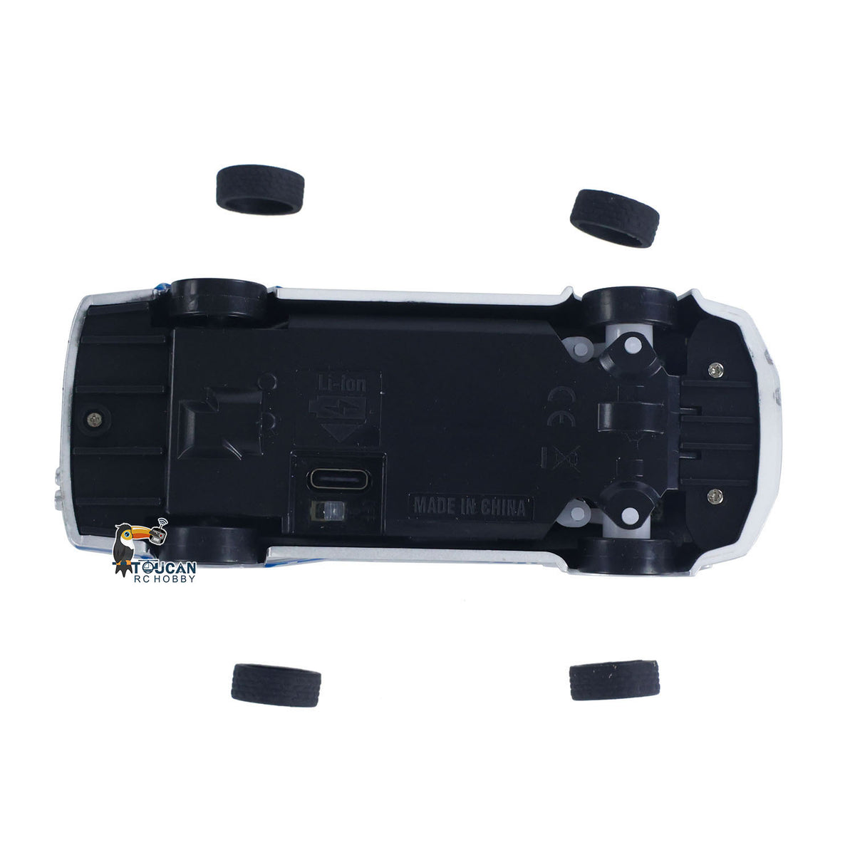4304A 2,4 GHz 1/43 RC Drift Car 4WD Hochgeschwindigkeits-Rennfahrzeuge RTR Mini-Auto Spielzeugmodell Radio Batterie Lichter Gyroskop