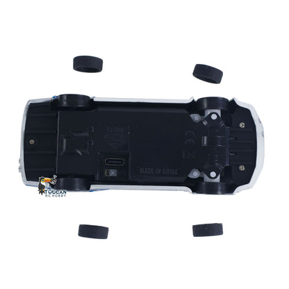 4304A 2,4 GHz 1/43 RC Drift Car 4WD Hochgeschwindigkeits-Rennfahrzeuge RTR Mini-Auto Spielzeugmodell Radio Batterie Lichter Gyroskop