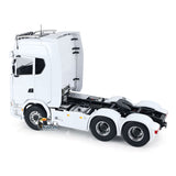 1/14 6x6 RC Tractor Truck Remote Control Car Construction Truck Metal Chassis 2-Speed Transmission CNC Differential Lock Axles