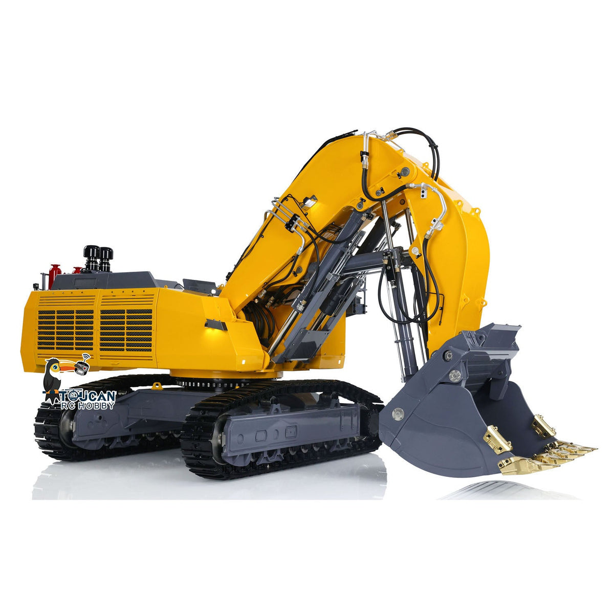 TOUCAN RC HOBBY 1/14 LESU RC Hydraulic Excavator 9150 Remote Controlled Digger Truck Vehicle RTR Hobby Model forward Shovel PL18EV Lite