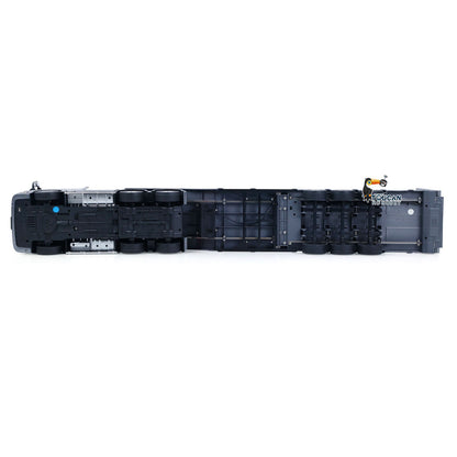 TOUCAN RC HOBBY 1/18 RC Tractor Truck Remote Control Truck 770S 3 Axle Plastic Semi Trailer Flatbed Finished Model RTR Battery Light Sound Effects