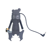 HUINA Upgrade 580 1/14 Metal Excavator Model Engineering Vehicle Electric Ball Grabber 360 Rotating Shear Claw Sound Lights