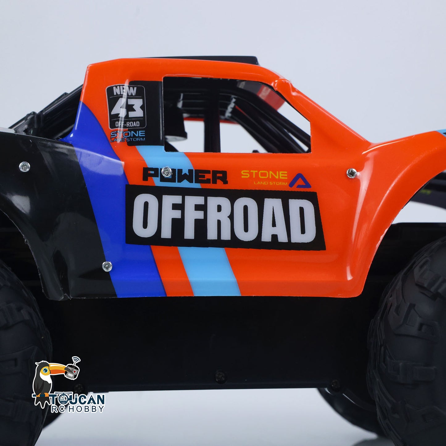 1/14 RC Offroad-Auto, Stunt-Fahrzeug, 4WD, ferngesteuert, wasserdicht, Amphibien-Pickup, Kletterauto, 7,4-V-Batterie, RTR-Modell