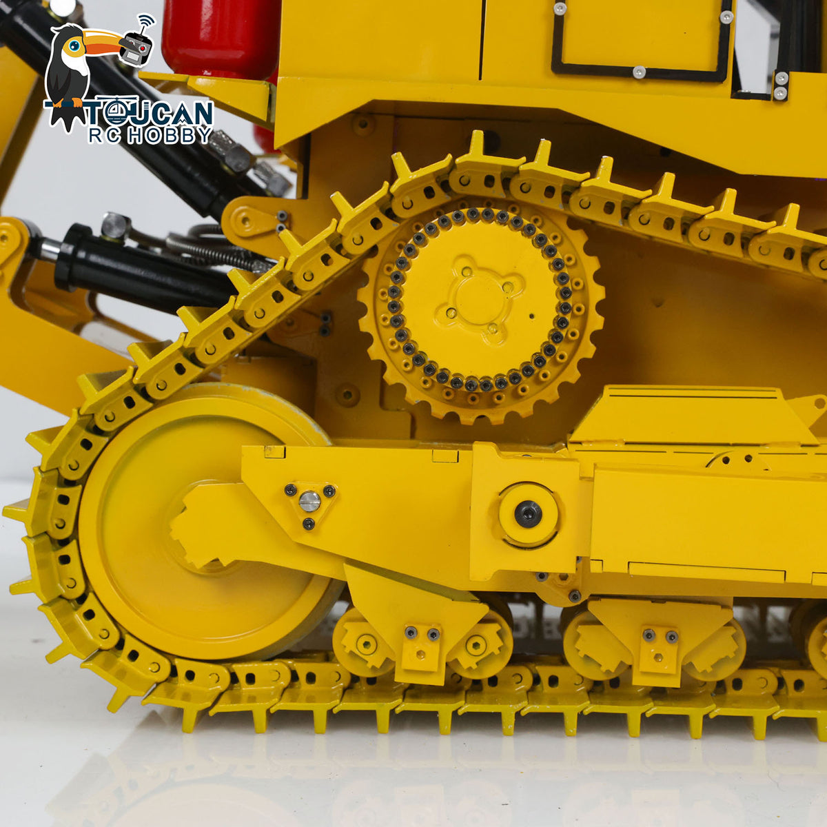 In Stock TOUCAN RC HOBBY 1:14 Hydraulic RC Bulldozer D11T Metal Remote Control Dozers Smoke Lights Sounds Multi-Function Control Assembled and Painted