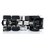 1/14 RC Tractor Truck Metal Chassis 6x6 Remote Control Car 2-speed Transmission Full Aluminum Alloy Frame Structure CNC Metal Axles