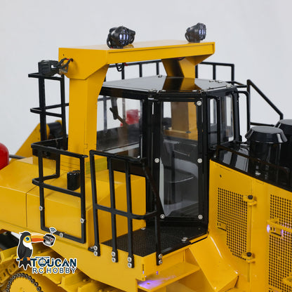 In Stock TOUCAN RC HOBBY 1:14 Hydraulic RC Bulldozer D11T Metal Remote Control Dozers Smoke Lights Sounds Multi-Function Control Assembled and Painted