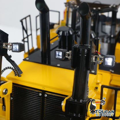 In Stock TOUCAN RC HOBBY 1:14 Hydraulic RC Bulldozer D11T Metal Remote Control Dozers Smoke Lights Sounds Multi-Function Control Assembled and Painted