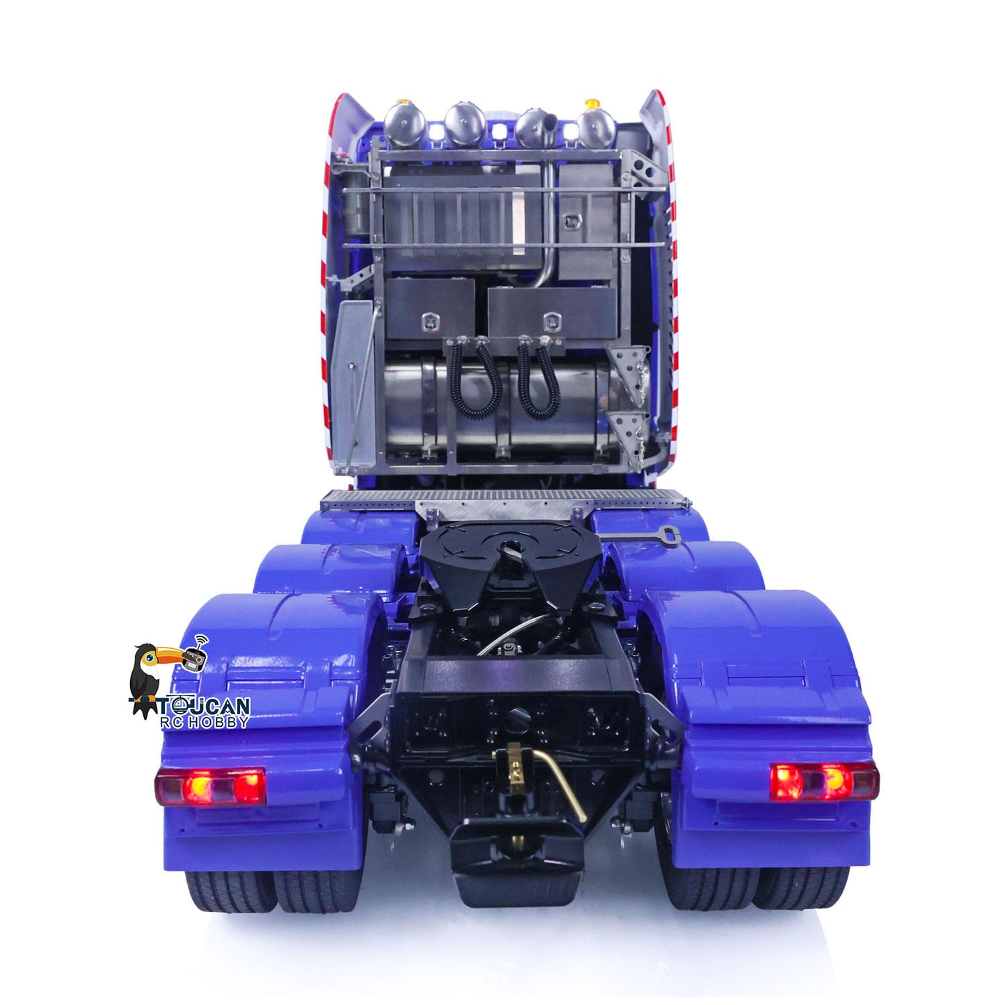 TOUCAN RC Sattelzugmaschinen 1/14 RTR Funkfernsteuerungsauto DIY Fahrzeug 8X8 Metallchassis 3-Gang-Getriebe