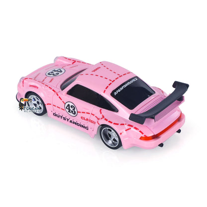 1/43 2,4G Funksteuerung Drift Auto Rennfahrzeuge High Speed 15KM/H 4WD Mini Auto Modell Batterie Lichter RTR Kinder Spielzeug Geschenk 