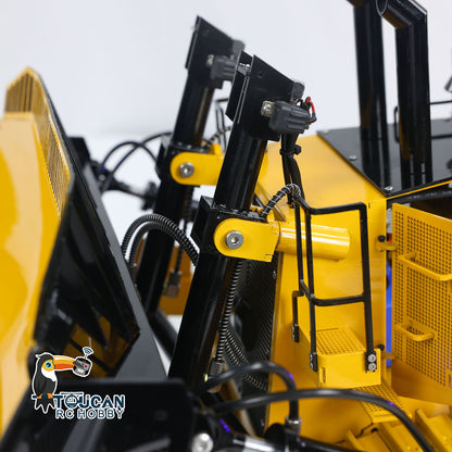 In Stock TOUCAN RC HOBBY 1:14 Hydraulic RC Bulldozer D11T Metal Remote Control Dozers Smoke Lights Sounds Multi-Function Control Assembled and Painted