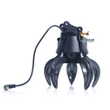 HUINA Upgrade 580 1/14 Metal Excavator Model Engineering Vehicle Electric Ball Grabber 360 Rotating Shear Claw Sound Lights