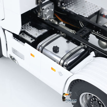 TOUCAN RC HOBBY 1/14 6x6 RC Tractor Truck Remote Control Car Construction Truck Metal Chassis 2-Speed Transmission CNC Differential Lock Axles