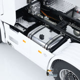 1/14 6x6 RC Tractor Truck Remote Control Car Construction Truck Metal Chassis 2-Speed Transmission CNC Differential Lock Axles
