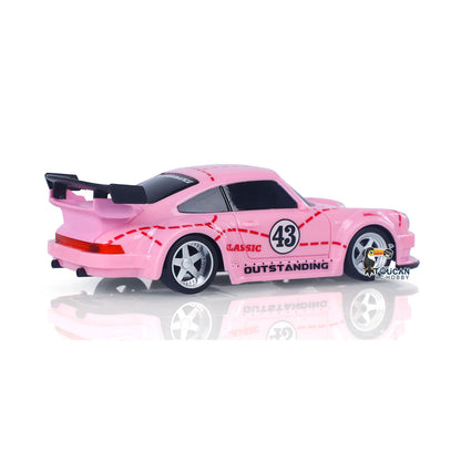 1/43 2,4G Funksteuerung Drift Auto Rennfahrzeuge High Speed 15KM/H 4WD Mini Auto Modell Batterie Lichter RTR Kinder Spielzeug Geschenk 